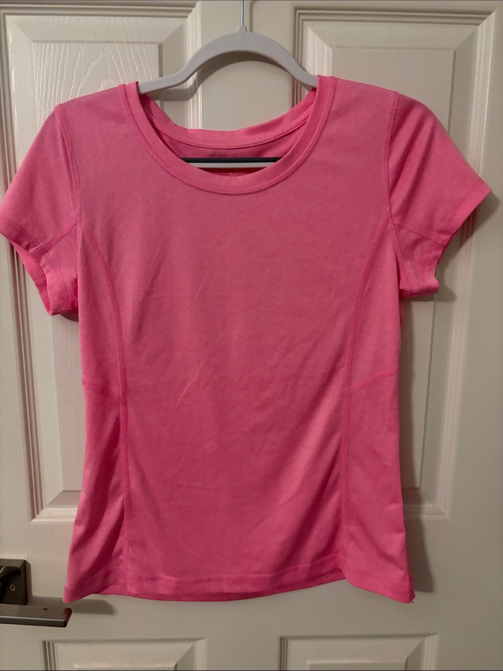 tek gear Pink Short-Sleeve Crewneck Athletic Tee